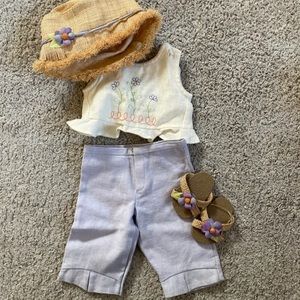 American Girl gardening outfit